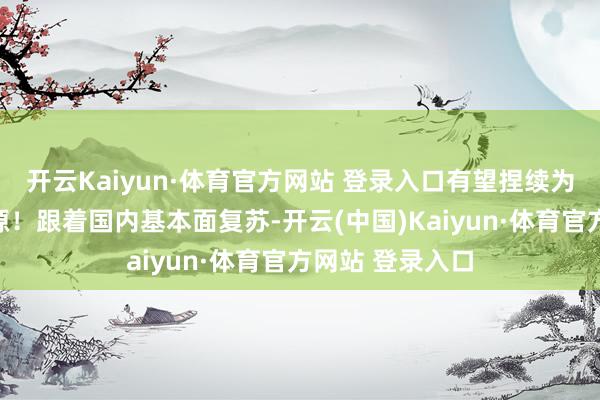 开云Kaiyun·体育官方网站 登录入口有望捏续为市集注入新能源！跟着国内基本面复苏-开云(中国)Kaiyun·体育官方网站 登录入口