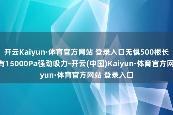 开云Kaiyun·体育官方网站 登录入口无惧500根长发挑战；领有15000Pa强劲吸力-开云(中国)Kaiyun·体育官方网站 登录入口